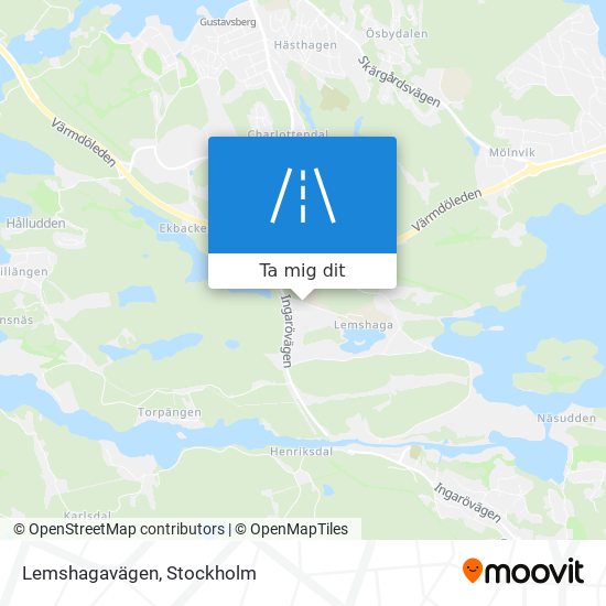 Lemshagavägen karta