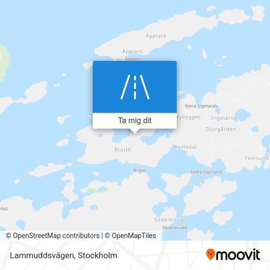 Lammuddsvägen karta