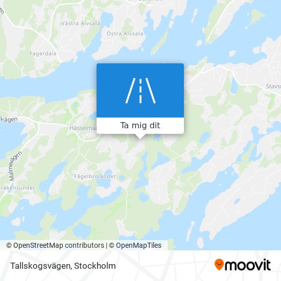 Tallskogsvägen karta