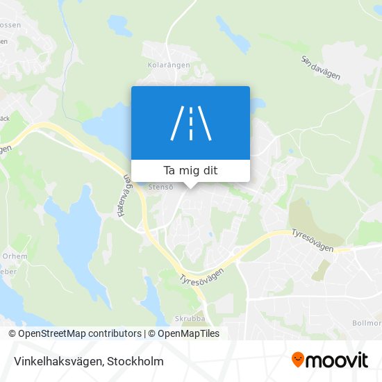 Vinkelhaksvägen karta