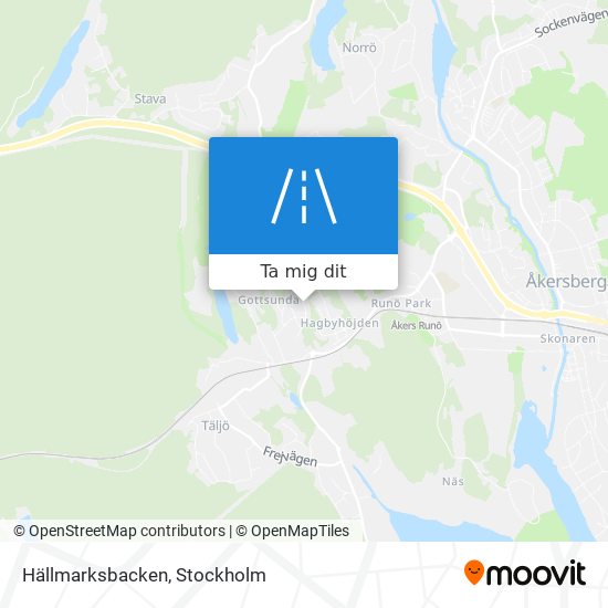 Hällmarksbacken karta