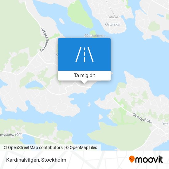 Kardinalvägen karta