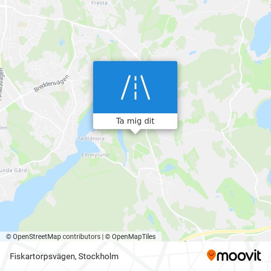 Fiskartorpsvägen karta