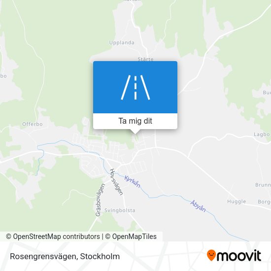 Rosengrensvägen karta