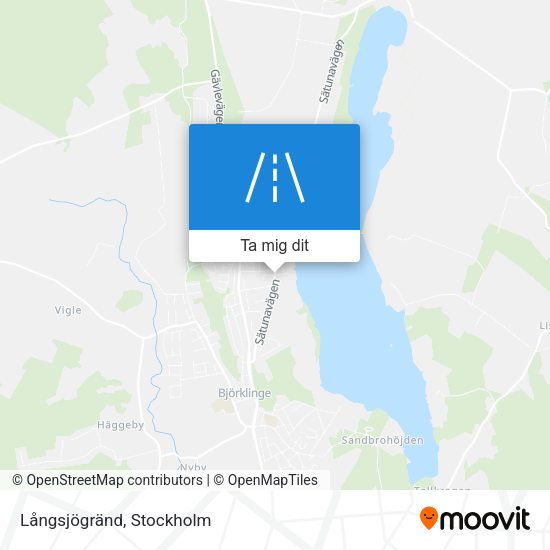 Långsjögränd karta