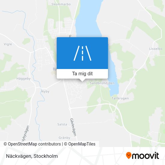 Näckvägen karta