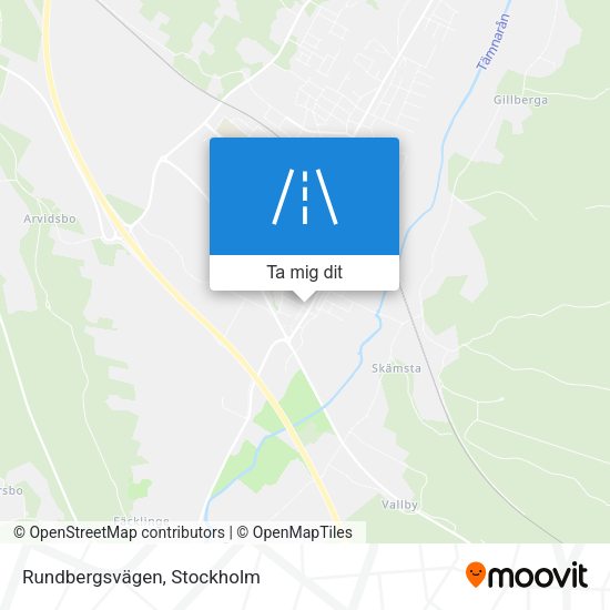 Rundbergsvägen karta