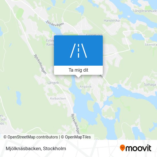 Mjölknäsbacken karta