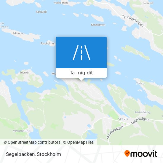 Segelbacken karta