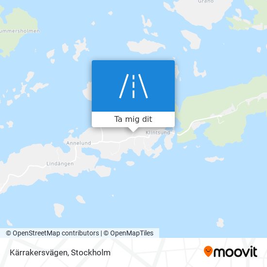 Kärrakersvägen karta