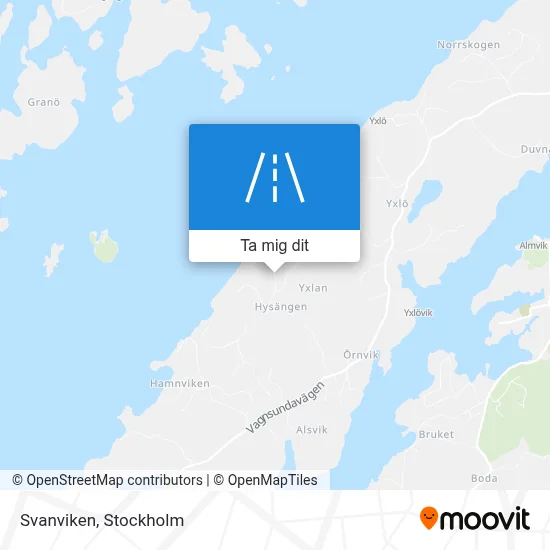 Svanviken karta