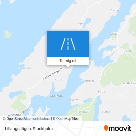Lillängsstigen karta