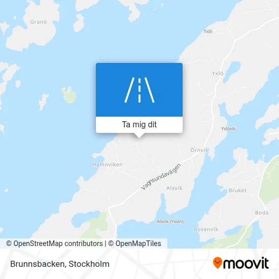 Brunnsbacken karta