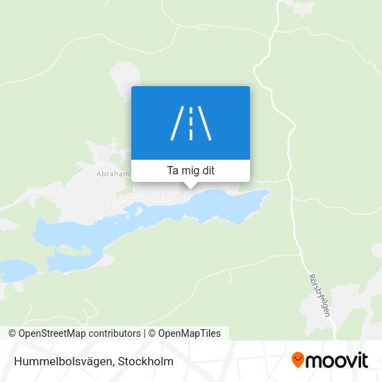 Hummelbolsvägen karta