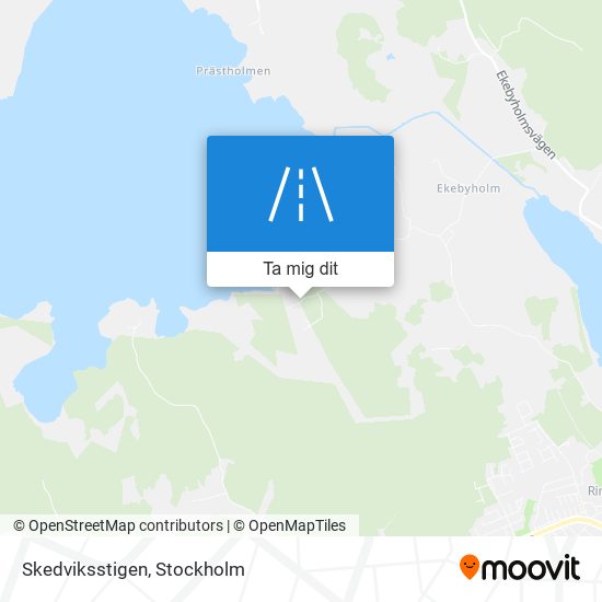 Skedviksstigen karta