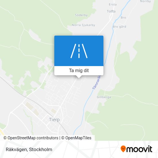 Räkvägen karta