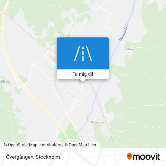 Övergången karta