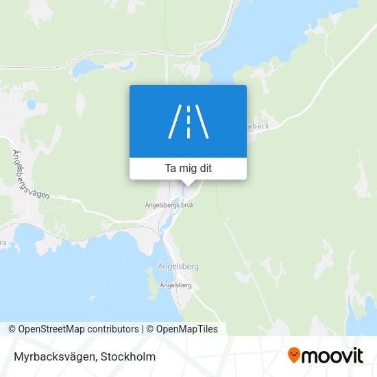Myrbacksvägen karta