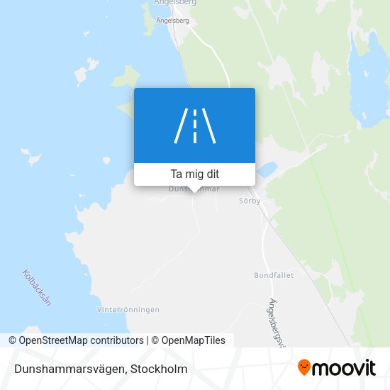 Dunshammarsvägen karta