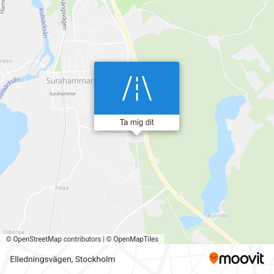 Elledningsvägen karta