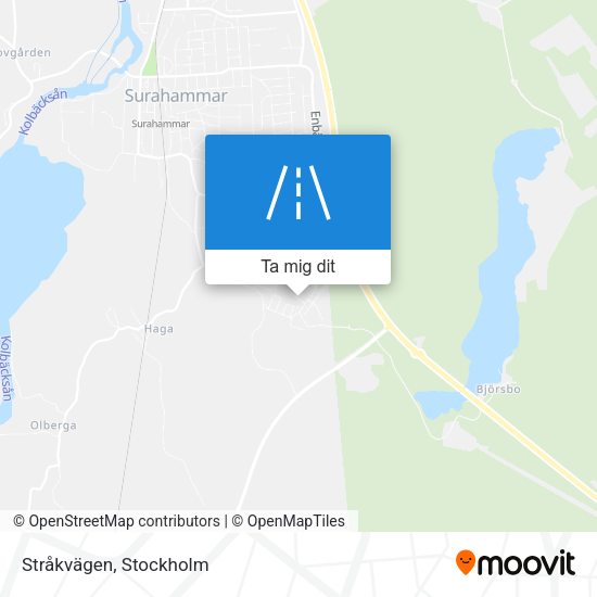 Stråkvägen karta