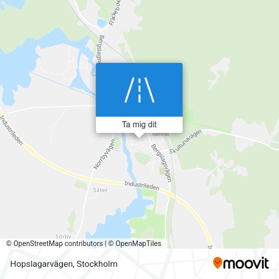 Hopslagarvägen karta