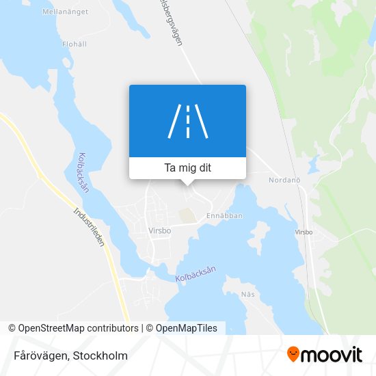 Fårövägen karta