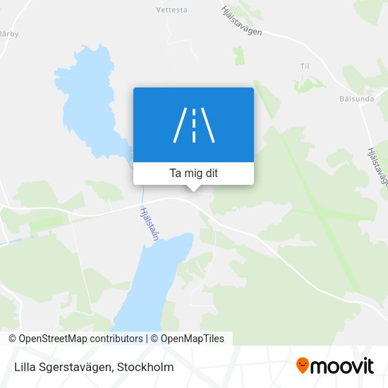 Lilla Sgerstavägen karta