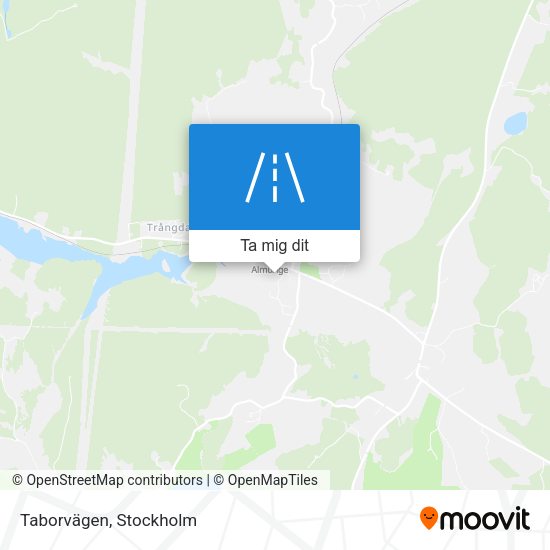 Taborvägen karta