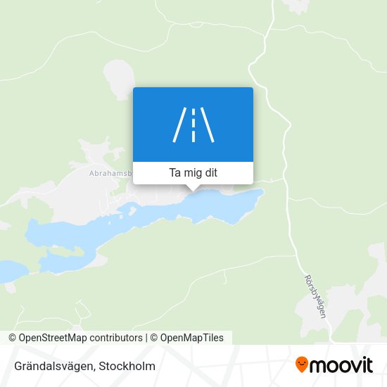 Grändalsvägen karta