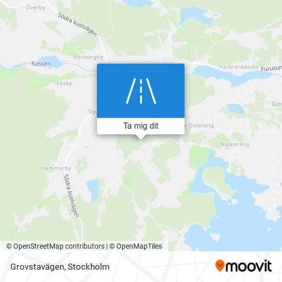 Grovstavägen karta