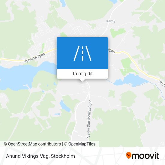 Anund Vikings Väg karta