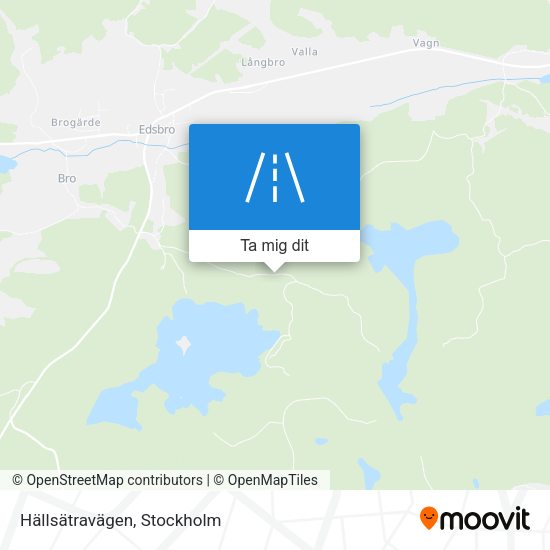Hällsätravägen karta