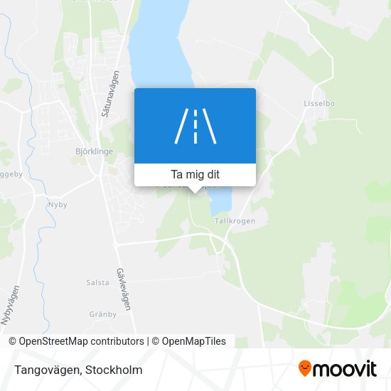 Tangovägen karta