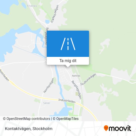 Kontaktvägen karta