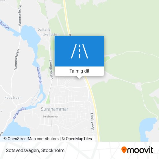Sotsvedsvägen karta
