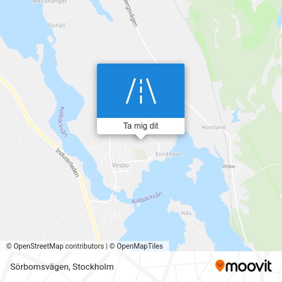 Sörbomsvägen karta