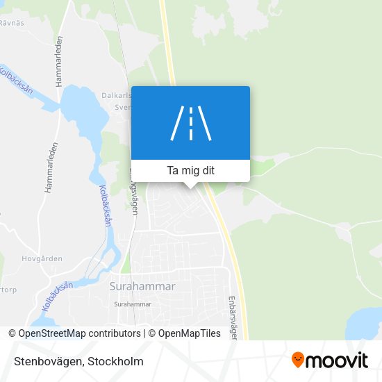 Stenbovägen karta