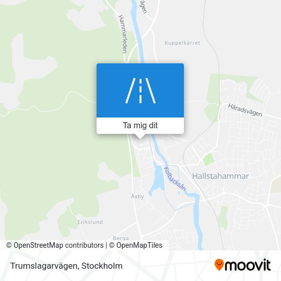 Trumslagarvägen karta