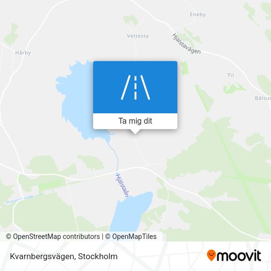 Kvarnbergsvägen karta
