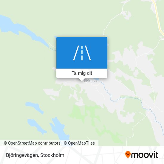Björingevägen karta