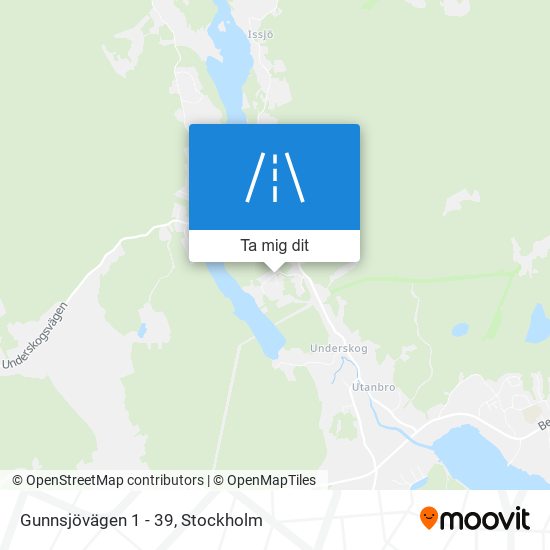 Gunnsjövägen 1 - 39 karta