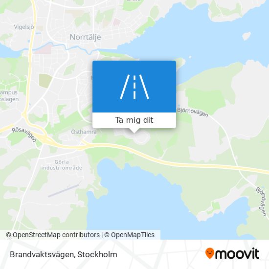 Brandvaktsvägen karta