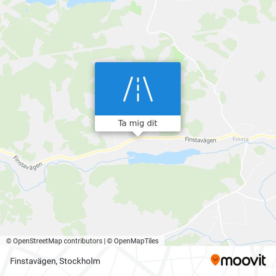 Finstavägen karta