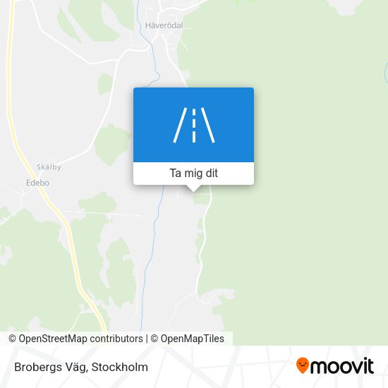 Brobergs Väg karta