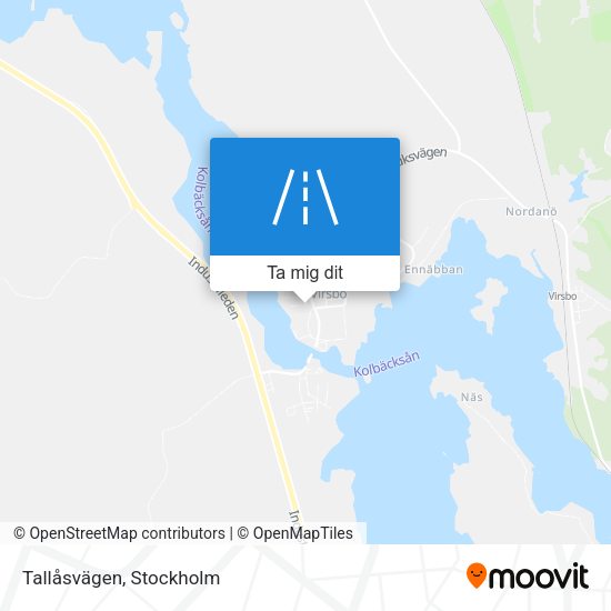 Tallåsvägen karta