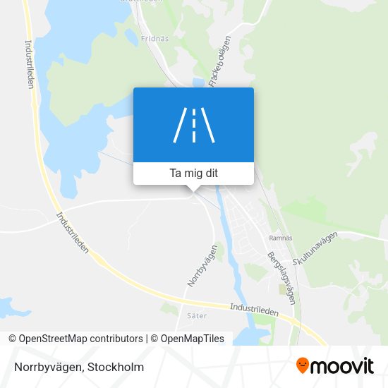 Norrbyvägen karta