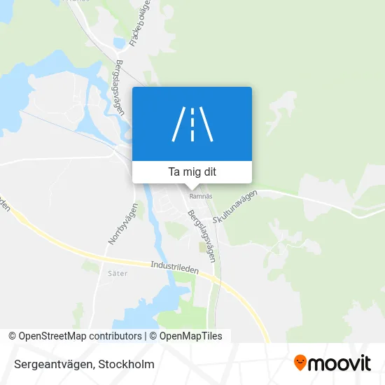 Sergeantvägen karta