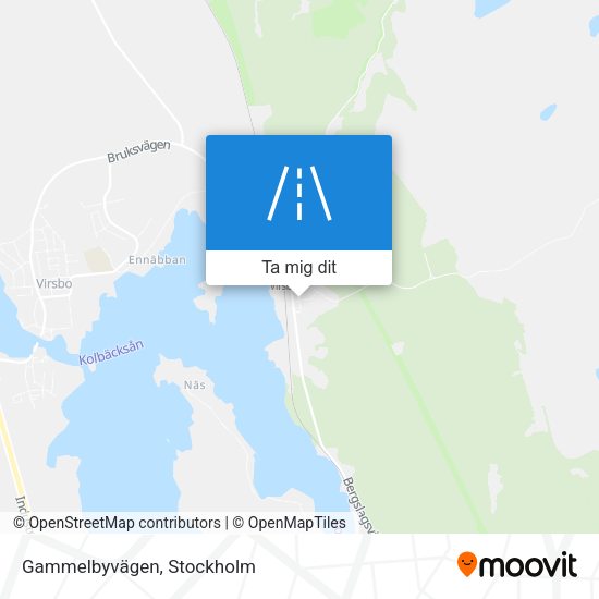 Gammelbyvägen karta