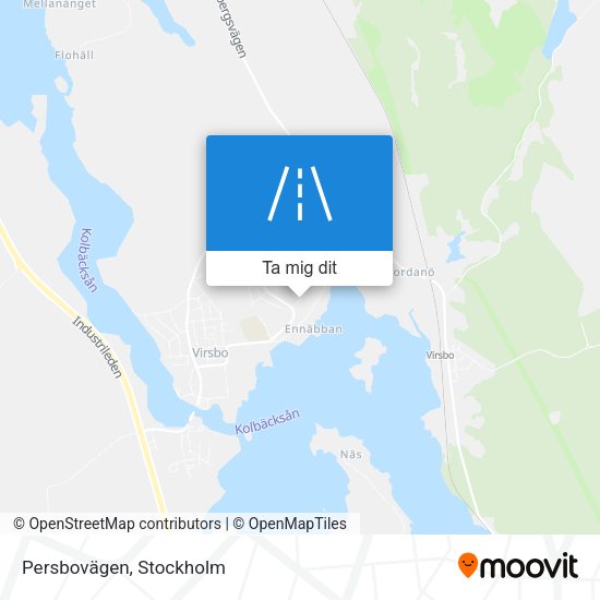 Persbovägen karta